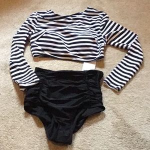 NWT Cocoship two piece swimsuit